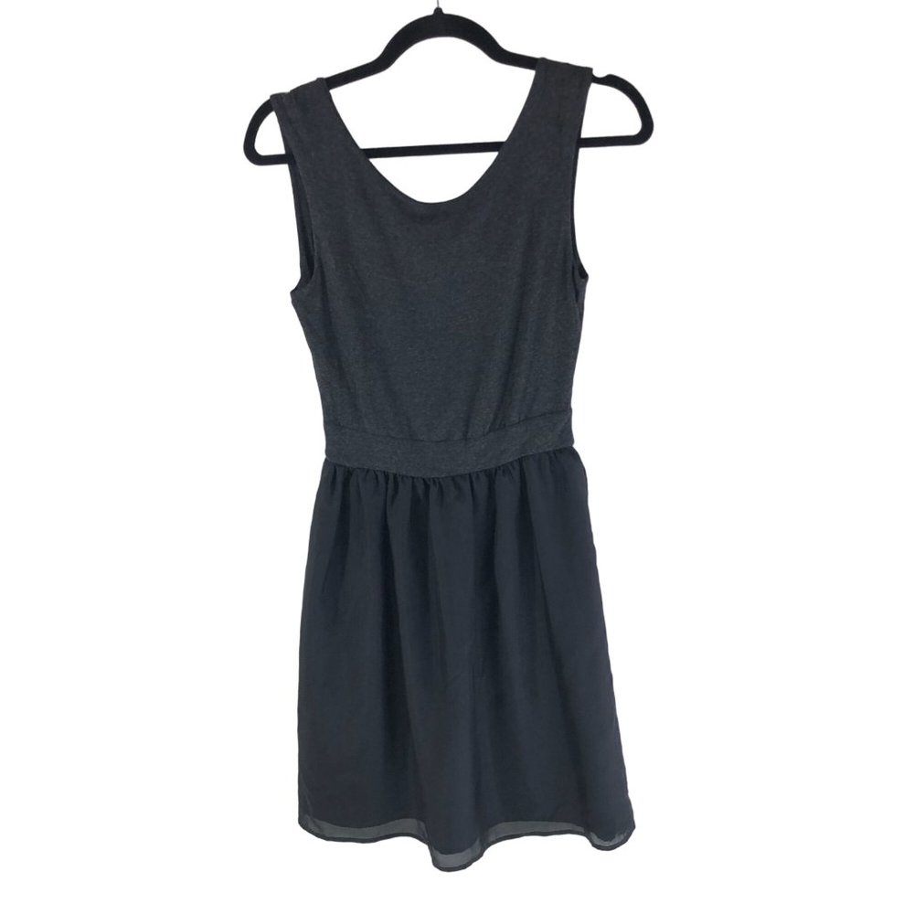 Only Hearts NYC by Helena Stuart Dress A Line Silk Blend Open Back Black S